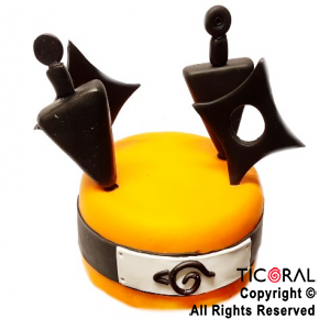 ADORNO TORTA FALSA NARUTO A. PORCELANA FRIA x 1